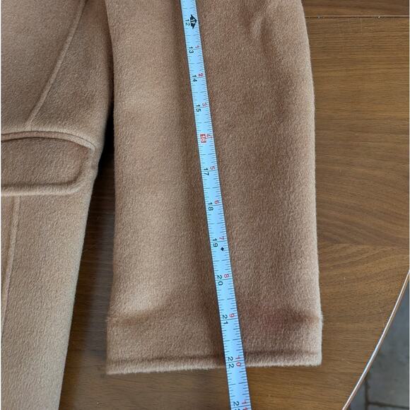 ANINE BING Quinn Camel Wool Cashmere Single-breasted Blazer Coat, size XS - Picture 9 of 10